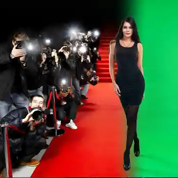 девушка на фото с chromakey как используется chromakey при фотосъёмке