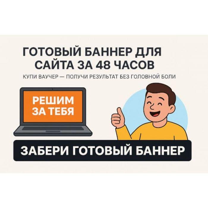 Ваучер на разработку баннера для сайта
